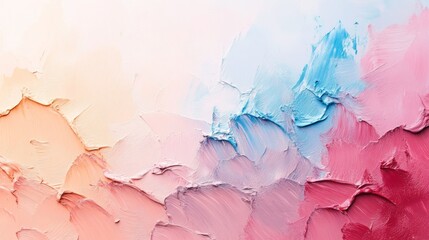Obraz premium Abstract Pastel Paint Texture Swirls Background