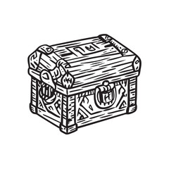 old wooden box