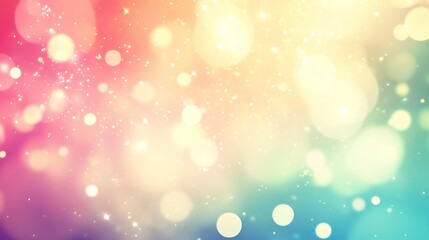 Obraz premium Abstract Pastel Bokeh Background With Sparkling Lights