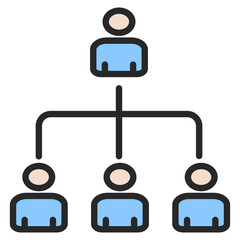 Organization Structure Icon