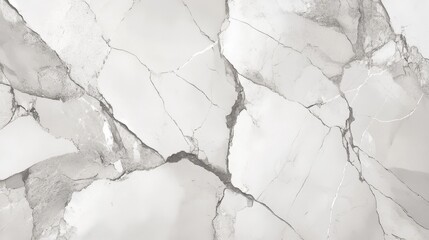 Fototapeta premium Abstract Grey and White Cracked Marble Texture