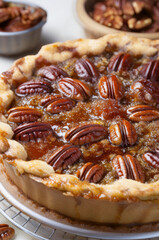 homemade pecan pie