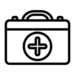 aid Line Icon
