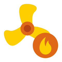 Hot fan Icon