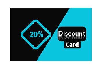 20% discount card, 20% discount voucher discount shopping voucher card