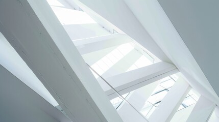 Obraz premium Modern Architecture in White