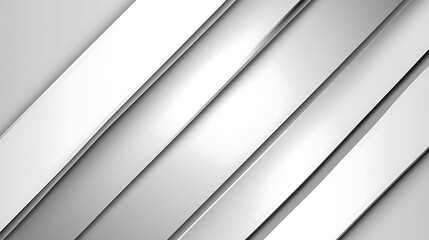 Obraz premium Abstract Grey and White Diagonal Stripes Design