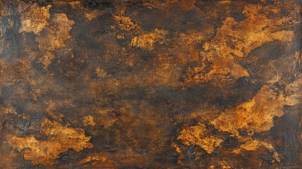 Dark brown and gold textured background. Ideal for adding rustic or antique feel to designs.