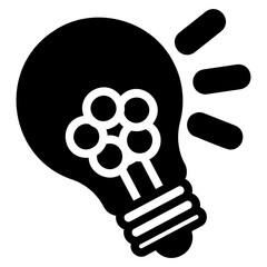 Idea glyph icon