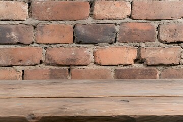 Old red brick wall texture with a grunge pattern