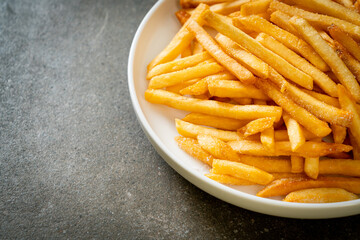French fries with sour cream and ketchup