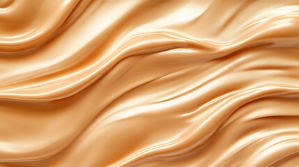 Fototapeta premium Golden liquid swirls smooth texture background