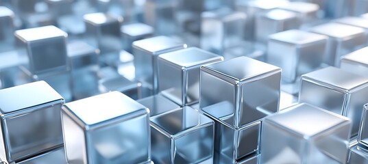 Obraz premium Abstract Crystalline Geometric Backdrop Featuring Dynamic Lines and Geometric Structures