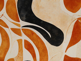 Obraz premium This orange abstract illustration is perfect for commercial use.