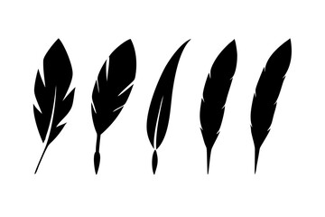 set of feathers