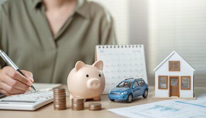 personal finance calculation monthly expenses financial of debt assets.