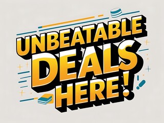 Unbelievable Deals Available Here Now