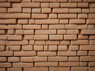 Obraz premium The brick wall shows a variety of brick shapes and sizes.