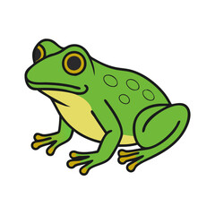 Fototapeta premium Green Frog Icon