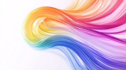 Obraz premium abstract colorful swirling strokes background