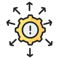 Risk Management Icon