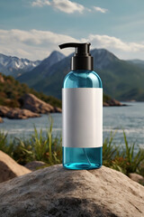 Cosmetic Bottle Mockup