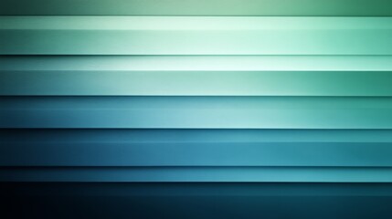 Obraz premium Abstract Teal Horizontal Lines Gradient Background