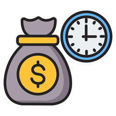 Time Is Money Icon