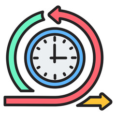 Obraz premium Clock Icon