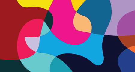 Naklejka premium Vector Colorful liquid and fluid background for summer collection 