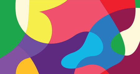 Naklejka premium Vector Colorful liquid and fluid background for summer collection 