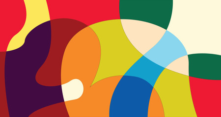 Vector Colorful liquid and fluid background for summer collection	
