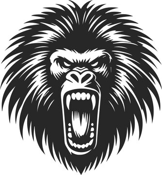 baboon head mascot
