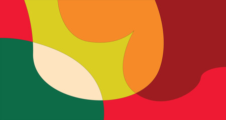 Vector Colorful liquid and fluid background for summer collection	