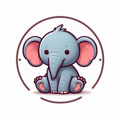 Fototapeta premium elephant logo
