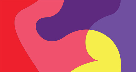 Vector Colorful liquid and fluid background for summer collection	