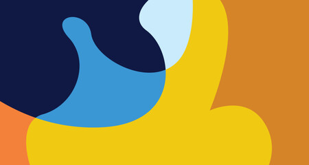 Vector Colorful liquid and fluid background for summer collection	