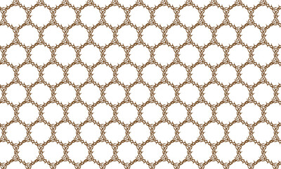 Naklejka premium Jesus Christ's crown of thorns pattern background. Very suitable for Good Friday and Easter themed designs. 