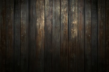 Obraz premium Dark brown rustic wooden planks background texture. (4)
