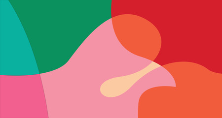 Vector Colorful liquid and fluid background for summer collection	