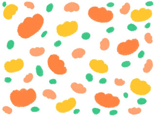 かわいいチューリップ背景オレンジ黄色