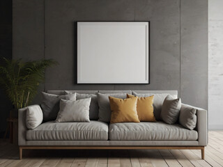 A framed picture on the wall, bathed in museum-like light and shadows.