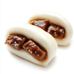 Bao Buns Filled with Char Siu Pork 