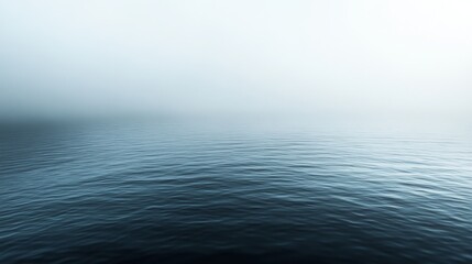Obraz premium Serene Ocean Mist A Calm Seascape