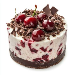Black Forest Cake with Cherries and Chocolate