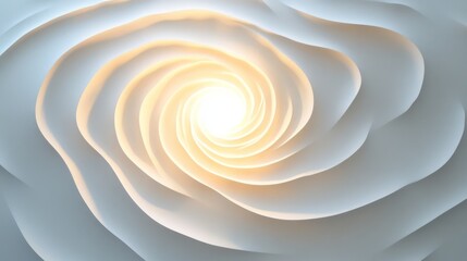 Abstract swirling light illuminated design