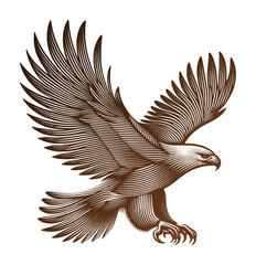 eagle line pattern - guilloche style (artwork 1)