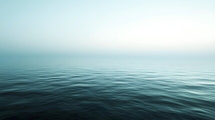 Obraz premium Serene Aquatic Vastness A Dreamy Minimalist Seascape