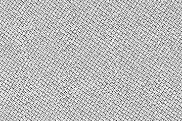Mixed fabric background. Mottled canvas texture. Vector monochrome illustration