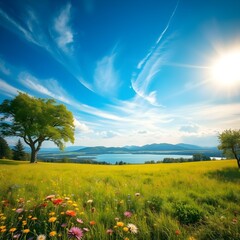 Obraz premium paisaje veraniego